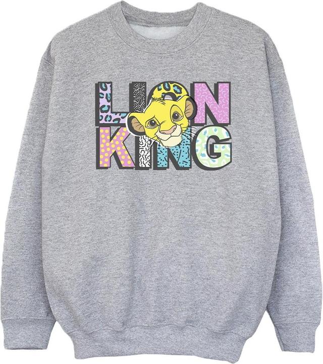 Produktbild Disney The Lion King Pattern Logo Sweatshirt Mädchen (104)