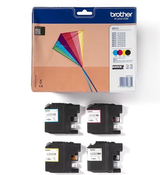 Produktbild Brother LC-223 Value Pack (M, BK, Y, C)