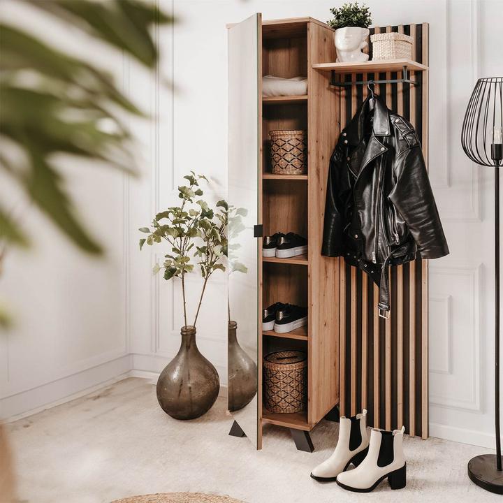 Produktbild Homestyle4u Garderobenschrank mit Spiegel