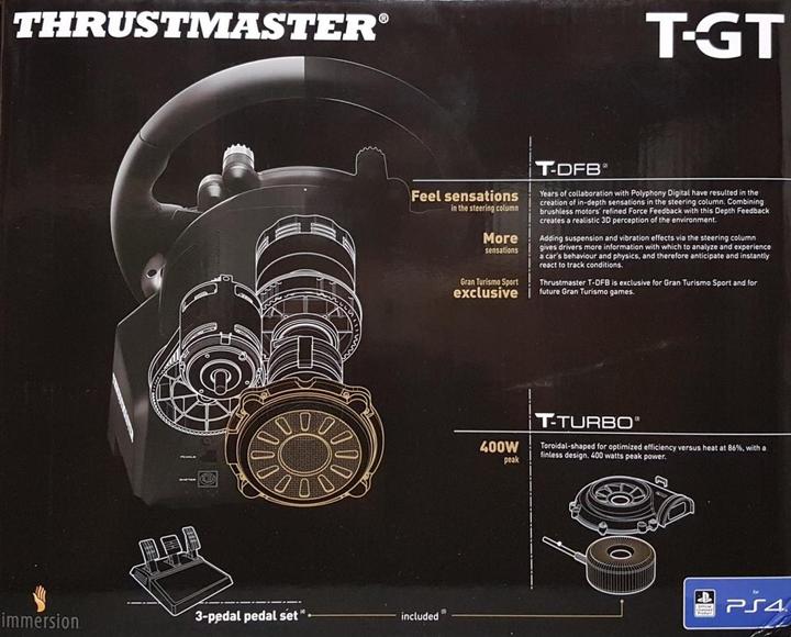 Actual product image Thrustmaster T-GT Gran Turismo Racing Wheel (PC, PS4)
