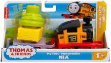 Produktbild Fisher-Price Thomas & Friends Toddler Toy My First Nia Push-Along Train with Stacking Cargo for Kids Ages 18+ Mon