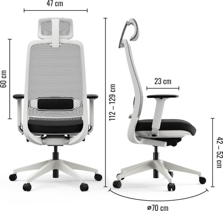 Image du produit Yaasa Chair Expert - blanc