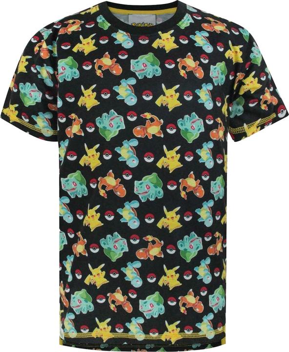 Immagine prodotto Pokémon Starters Maglietta Sublimata Ragazzi (146, 152)