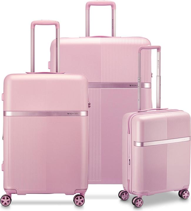 Roncato Airglam 4 Rollen Kofferset 3-teilig mit Dehnfalte (236 l, XL (ab 115l))