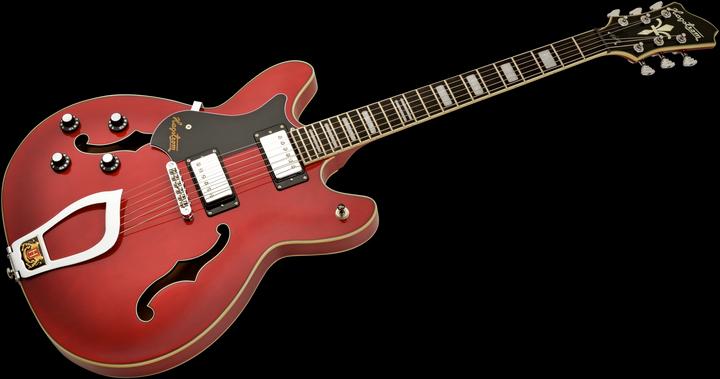Produktbild Hagstrom E-Gitarre, Viking, Transparent Cherry, Linkshänder (E-Gitarre, Ahorn)