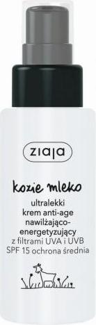 Actual product image Ziaja Goat'S Milk Ultralight Face Cream Spf15 - Smoothing Face Cream (50 ml)