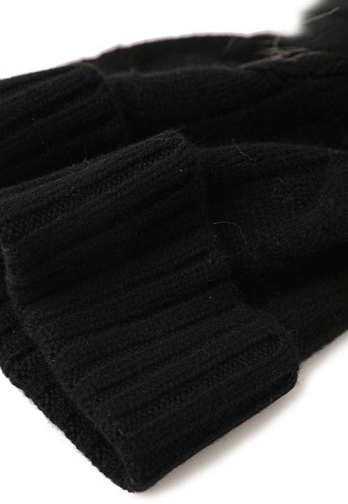 Actual product image Bellemere Beanie Soft Cable Knit Cashmere