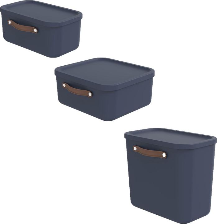 Produktbild Rotho 3er Set Aufbewahrungsboxen klein MALOJA