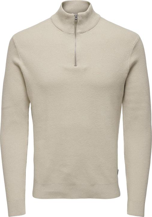 Produktbild Only & Sons Onsphil Reg 12 Struc Half Zip Knit Noos (XS)