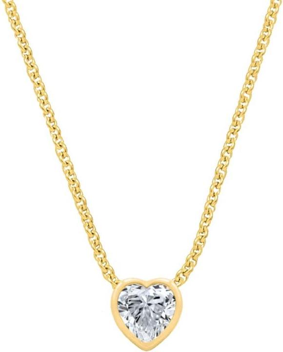 Candy Halskette Elizabeth, 925 Sterling Silber, vergoldet (18k vergoldet, 925 Sterling Silber, 42 - 45 cm)