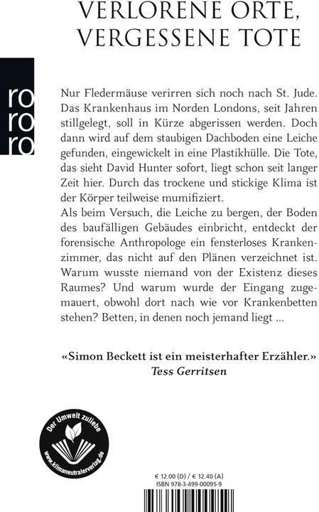 Produktbild Die ewigen Toten (Deutsch, Simon Beckett, 2021)