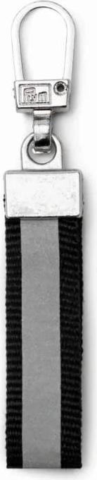 Prym Fashion zip reflective black