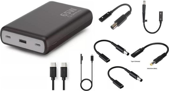 Actual product image CoreParts USB-C PD65W Power bank 20.000 (20000 mAh, 65 W, 74 Wh)