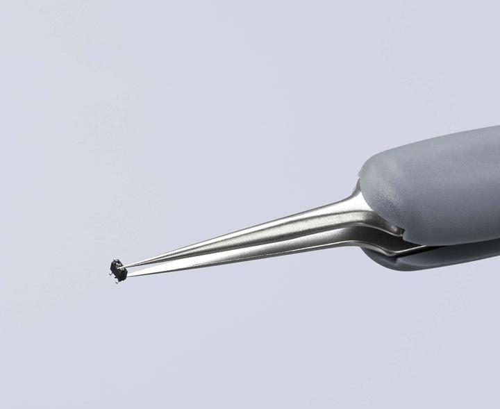 Image du produit Knipex Brucelles de précision avec poignées en caoutchouc ESD