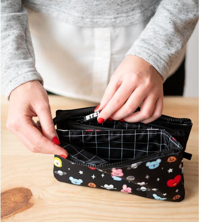 Actual product image Line Friends BT21 pencil case - Pencil case with compartments