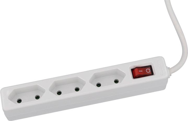 Actual product image As - Schwabe Euro-Steckdosenleiste (3 x, CEE 7/16, 1.40 m)