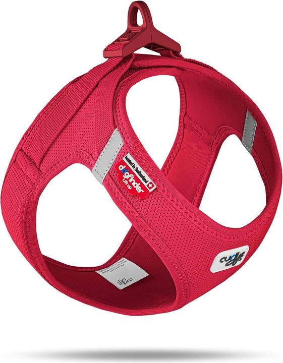 Actual product image Curli Harness Vest Air-Mesh XS, Red (XS, Dog, General)