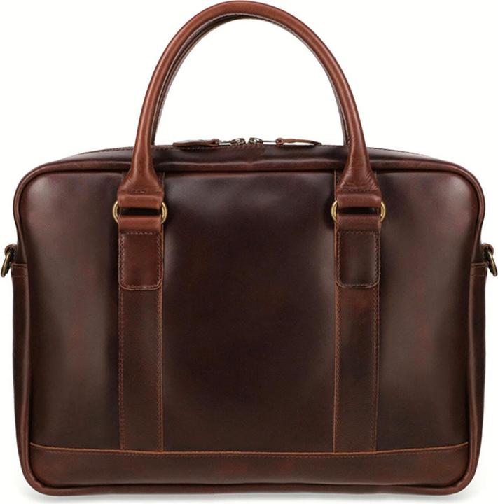 Actual product image Buckle & Seam Everett Briefcase Brown/Dots