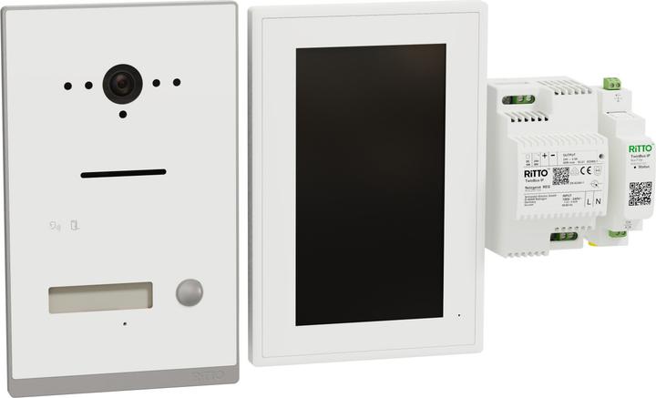 Produktbild Ritto Listo Video RGE2094170 Einfamilienhaus-Set TwInnensechskant IP Weiss UP 1