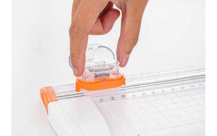 Actual product image Peach Rotary cutter A4 3in1 3 cutting modes PC200-10 white (5 Sheets, A4)