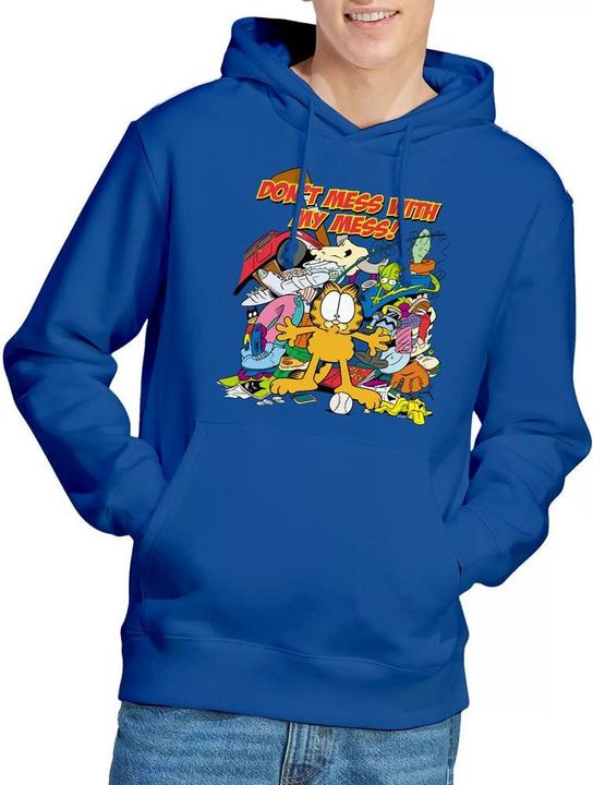 Immagine prodotto Garfield My Mess Felpa con Cappuccio Uomo (XXL)