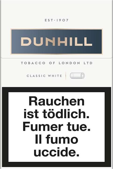 Dunhill International Scatola bianca da 100 pezzi