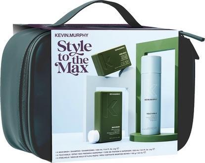 Produktbild Kevin Murphy SET Style to Max szampon oczyszczający 250ml + suchy wosk w sprayu 250ml + pasta utrwal (250 ml)