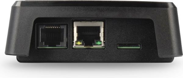 Actual product image Kentix MultiSensor KMS-TI-90-B-BLE mit Ethernet (PoE) und Thermal Image (90° Optik), schwarz