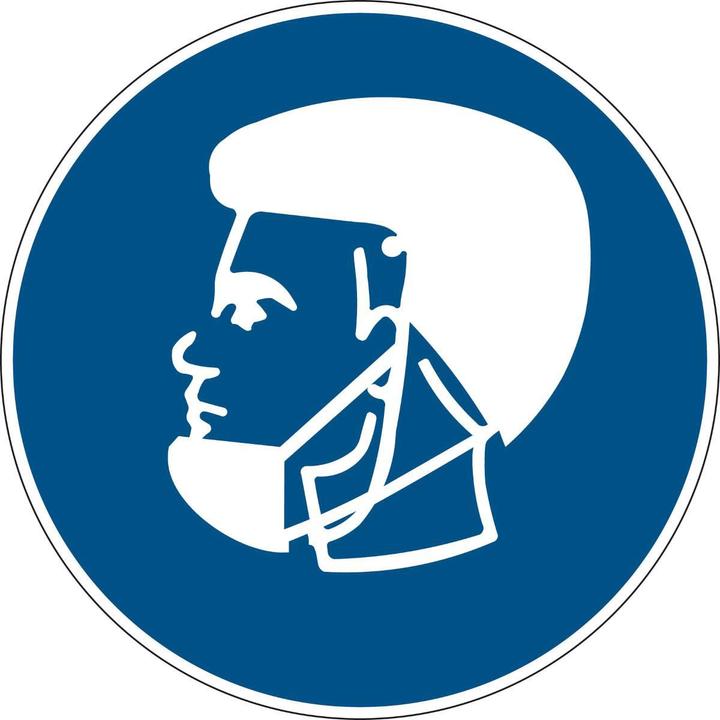 Produktbild Brady Safety Sign - Wear beard mask