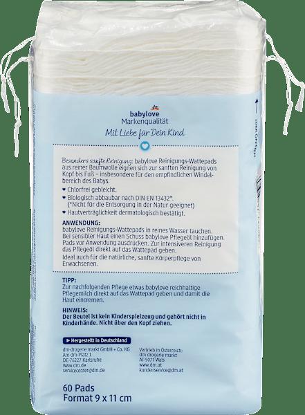 Produktbild dm babylove Reinigungs-Wattepads