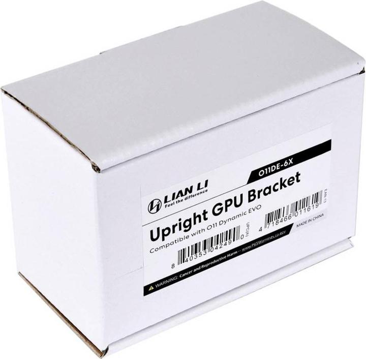 Actual product image Lian-Li Upright GPU Bracket for O11DEW