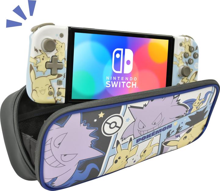 Immagine prodotto HORI Marsupio compatto - Pikachu, Gengar, Mimigma (Switch, Switch OLED)