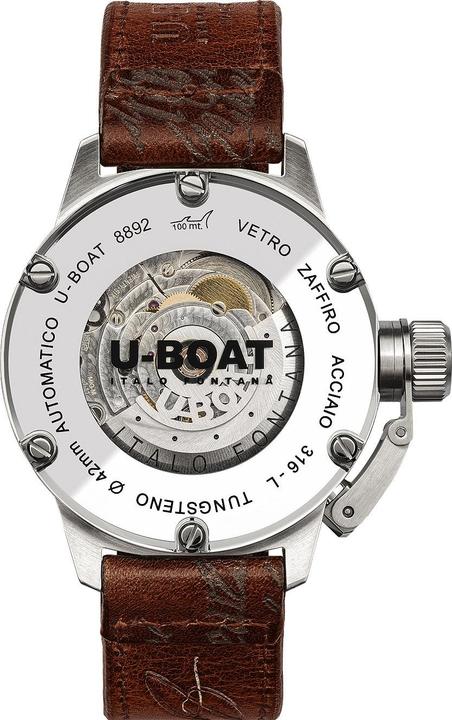 Produktbild U-Boat 8892 Classico Tungsteno Beige Automatik Herrenuhr 42mm 10ATM (Swiss Made, 42 mm)