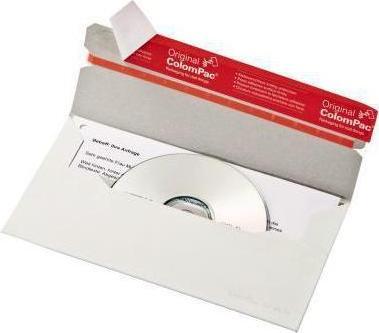 Produktbild Colompac CD/DVD Versandtasche Fenster vorhanden: Nein Verschlusstechnik: mit Selbstklebung (1 x)