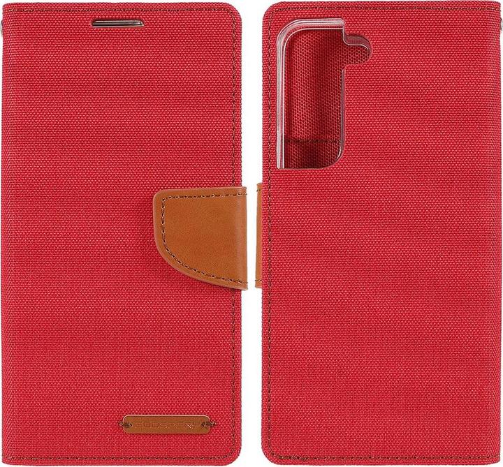 Image du produit Galaxy S22+ - Etui en cuir tissu rouge (Samsung Galaxy S22+)