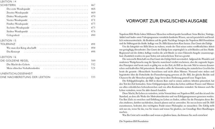 Produktbild Das Gesetz des Erfolgs (Deutsch, Napoleon Hill, 2021)