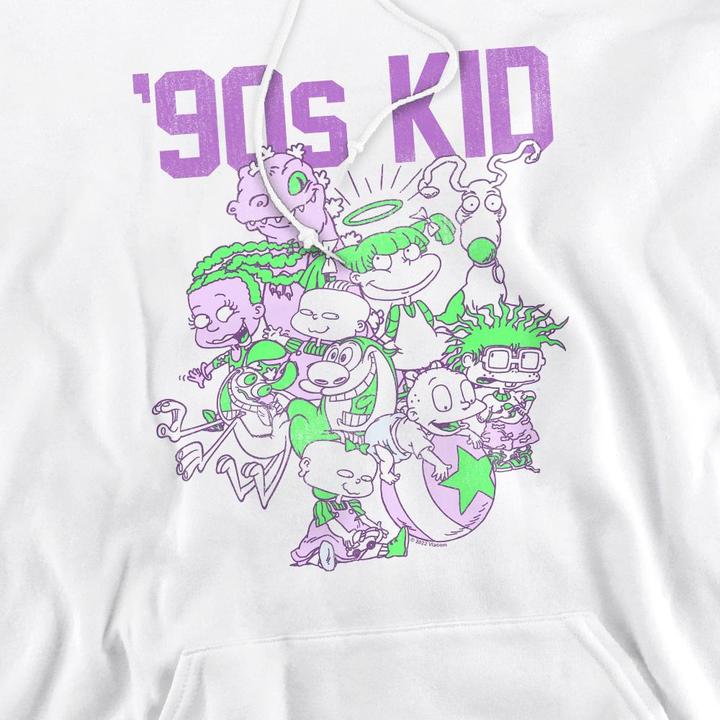 Immagine prodotto Nickelodeon 90s Kid Felpa con Cappuccio Uomo (L)