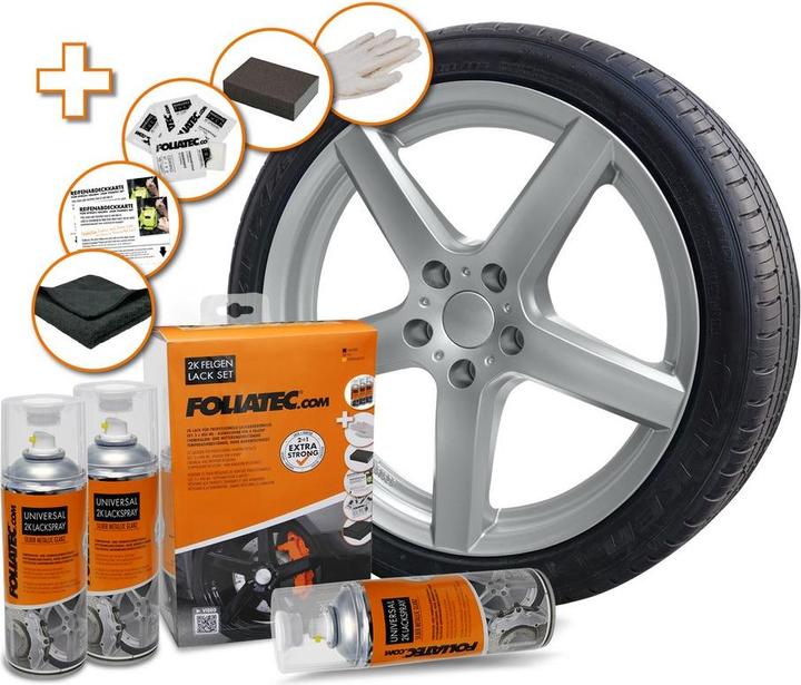 Immagine prodotto Foliatec Set di lacche per cerchi 2K