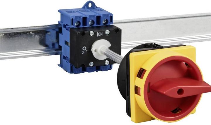 Produktbild Tru Components TC-LW30-40 300040 Hauptschalter 40 A 690 V 1 x 90 ° Gelb, Rot 1
