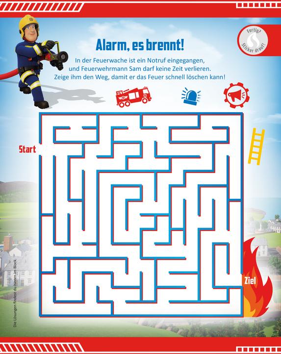 Image du produit Panini Sam le Pompier : 1001 autocollants : Stickers - Enigmes - Coloriage