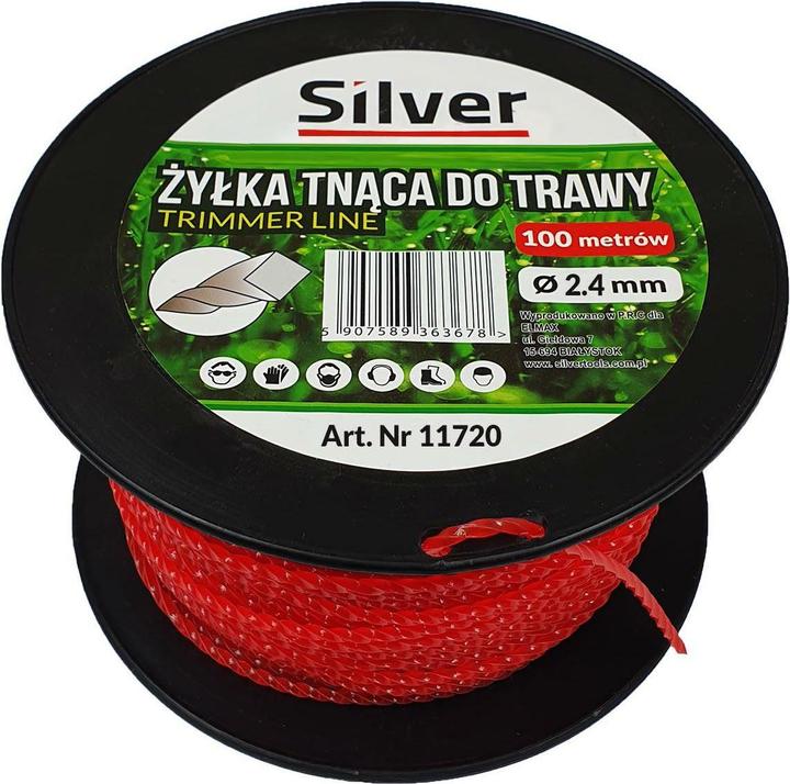 Produktbild Silver SCHNEIDELINIE 2,4x100m GEDREHT/GEWELLT DUO-LINE /SILBER