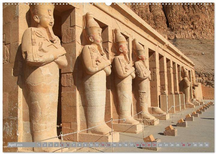 Image du produit Unterwegs in gypten - ber Kairo nach Assuan (Wandkalender 2025 DIN A2 quer), Monatskal (A2, Allemand)