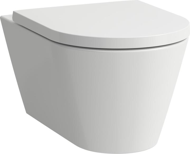 ROCA LAUFEN Kartell Wand-WC, Tiefspüler, mit Silent Flush spülrandlos, 545x370x355mm