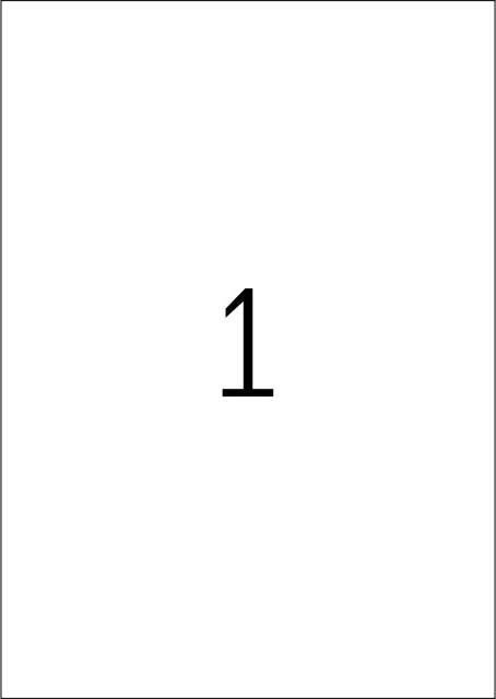 Produktbild HERMA Typenschild Etiketten A4