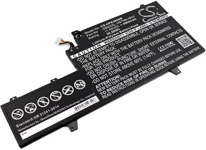 Produktbild NoName Battery for HP EliteBook x360 1030 G2 etc