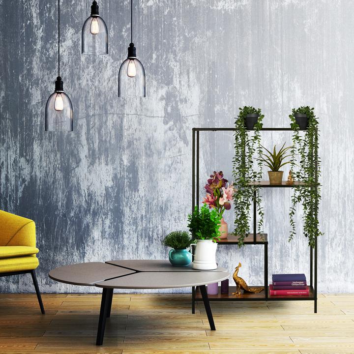 Actual product image Relaxdays 2x faux hanging plants (80 cm)