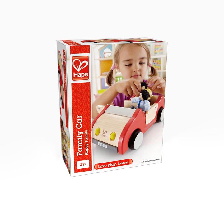 Actual product image Hape family car