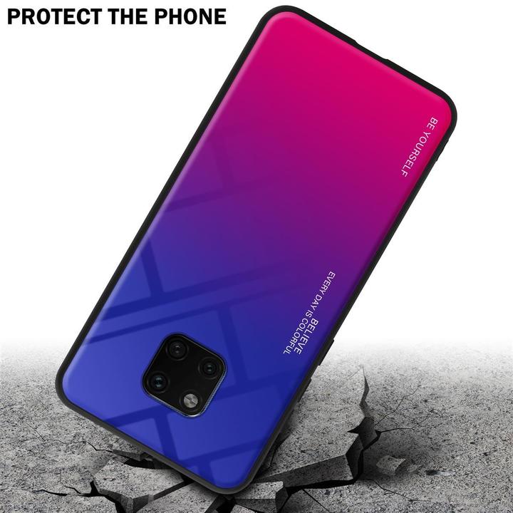 Image du produit Cadorabo Couverture en verre TPU 2 couleurs (Mate 20 Pro)
