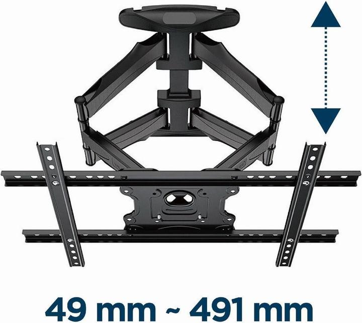 Produktbild Gembird Uchwyt ścienny do telewizora - obracany i pochylany 32-75inch 45 kg (Wand, 75", 45.50 kg)