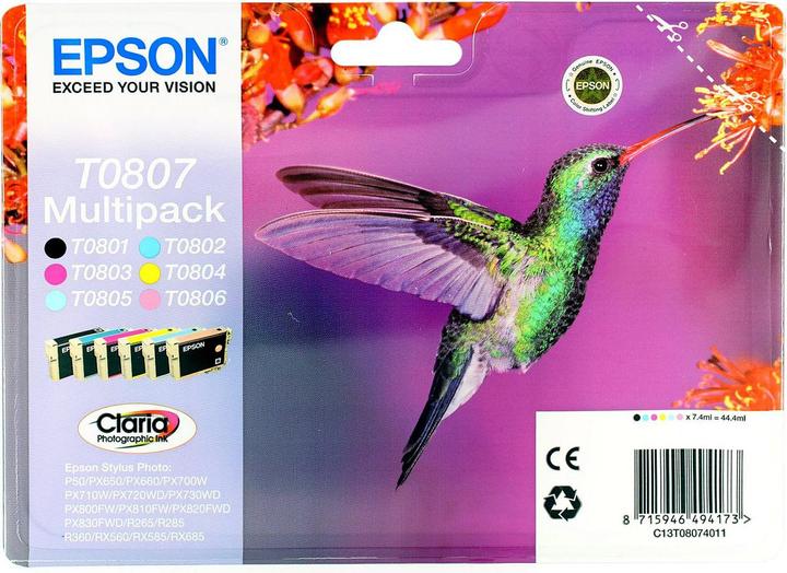 Epson Multipack - Schwarz, Gelb, Cyan, Magenta, hellmagentafarben, hell Cyan (M, LC, BK, C, Y)